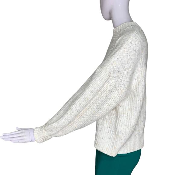 Old Navy Mock Neck Speckled Sweater Over Size Crewneck Fine Knit Size M - Picture 9 of 12